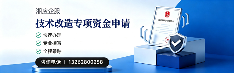 黄冈技术改造专项资金申报服务