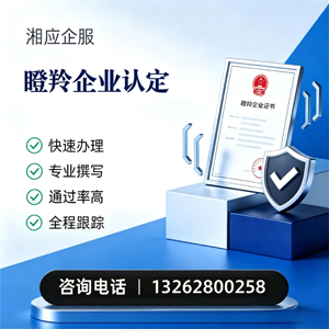 黄冈瞪羚企业认定申报服务
