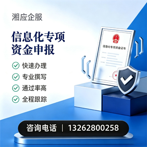 黄冈信息化专项资金申报服务